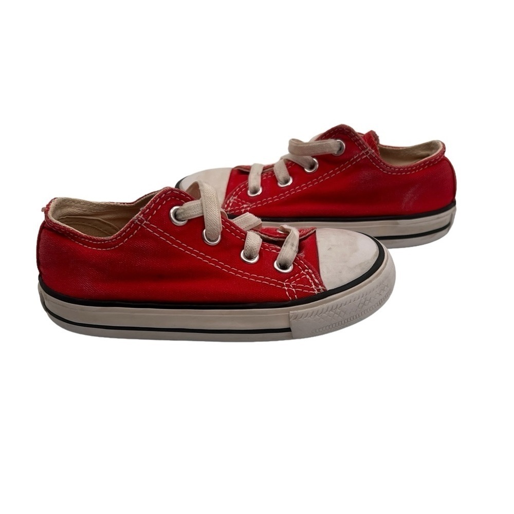 Converse Red Slip On Sneakers Size 7 Toddler